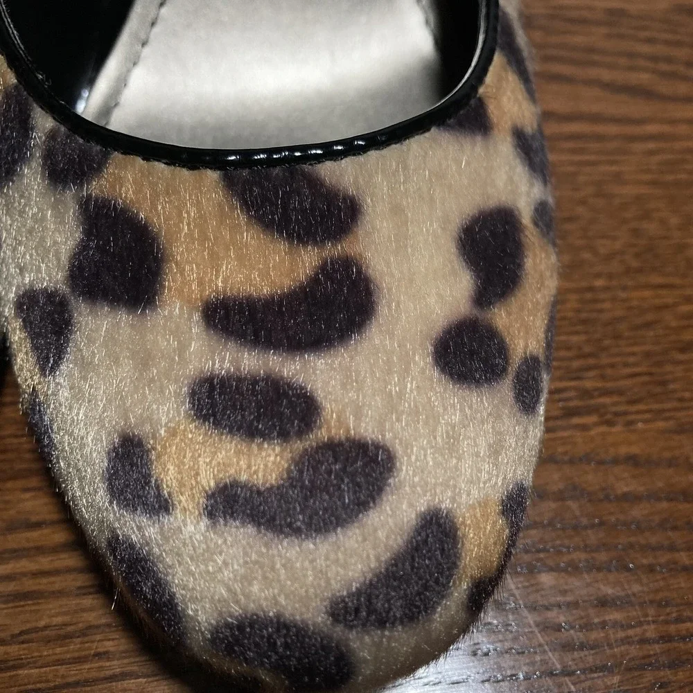 Fergalicious Utopia Fur Cheetah Print Leopard Going Out Pumps Heel Womens 8.5